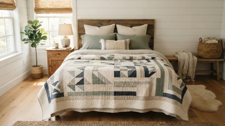 23 modern farmhouse quilt patterns