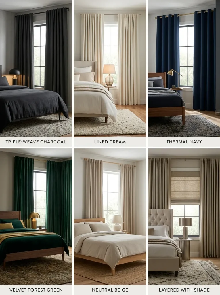 6 best blackout curtains for a better nights sleep in a small bedroom