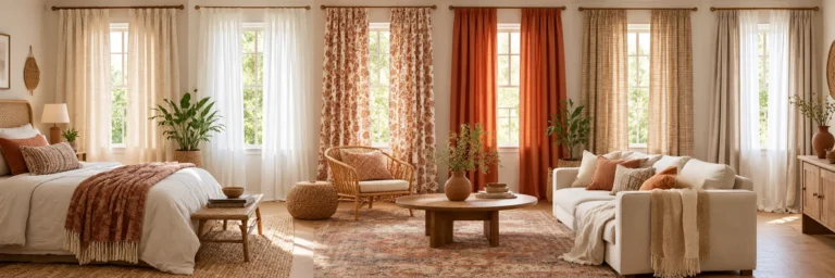 6 best boho curtains for bedrooms and living rooms