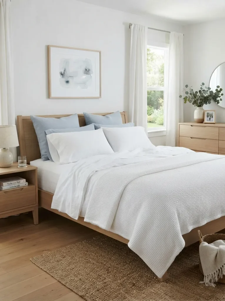 Best bed sheets for comfortable sleep for hot sleepers in an airy bedroom