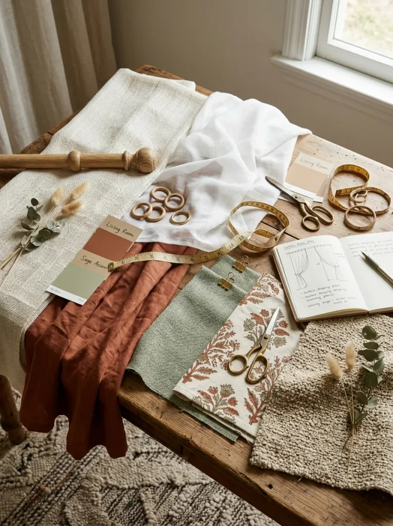  Choosing the 6 best boho curtains for bedrooms and living rooms using neutral, earthy, sheer, and textured fabrics