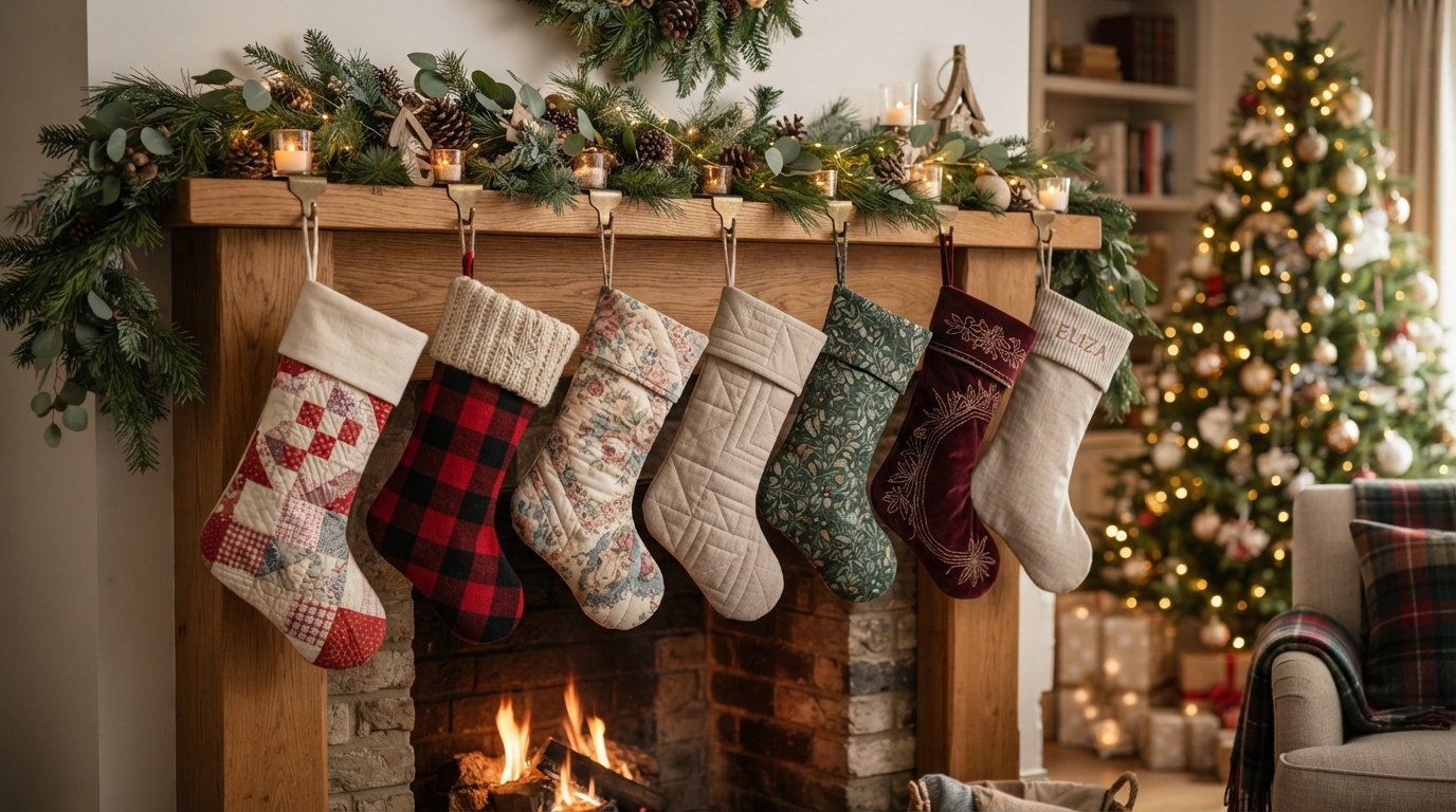 quilted christmas stocking ideas