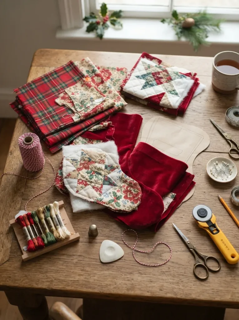 Qualited Christmas stocking Fabrics