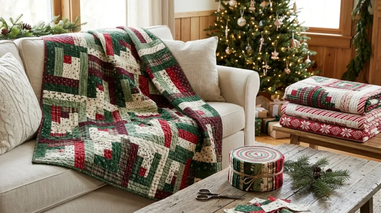 jelly roll christmas quilt pattern ideas